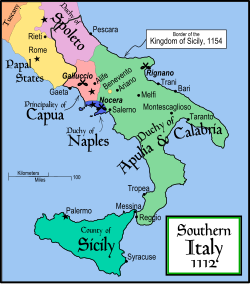 Location of Sicilijos grafystė
