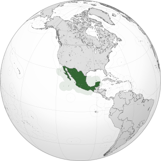 Meksika žemėlapyje